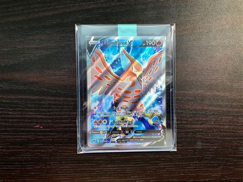 Talonflame V Full Art Vivid Voltage Pokemon Card Toys Games Board