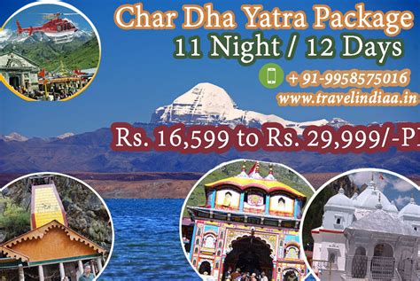 ‎Char dham Yatra tour‬ Packages. | Tour packages, India travel, Tours