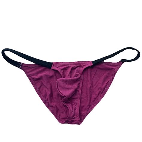 SOUS VÊTEMENT STRING HOMME G String Bikini Sexy Pochette Culotte U Slip Confo EUR