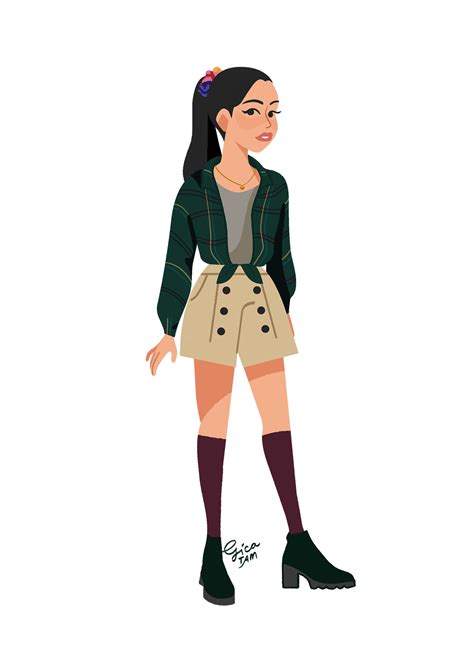 An Artist Illustrated All Of Lara Jean's Outfits From "To All The Boys ...