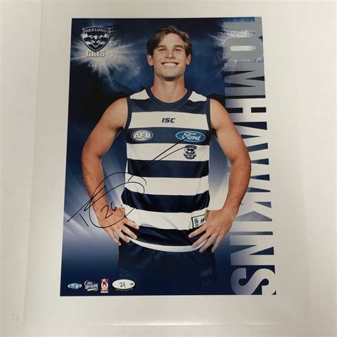 Geelong Cats - Signed and Framed Hero Shot - Tom Hawkins | Taylormade ...