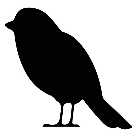 Love Bird Cut Out Template