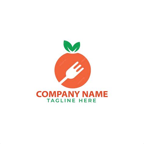 Premium Vector Food Logo With Smile Label For Food Company