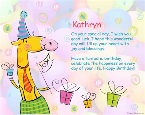 Happy Birthday Kathryn pictures congratulations.