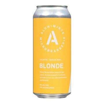 Bière blonde de type Pilsner Alchimiste Microbrasserie Metro