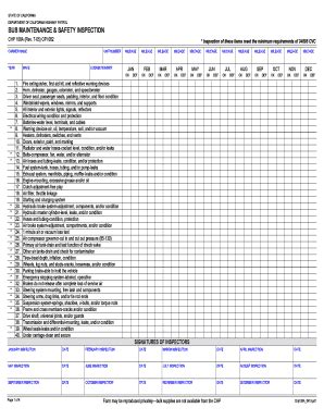 Bus Maintenance Safety Inspection Chp 108a