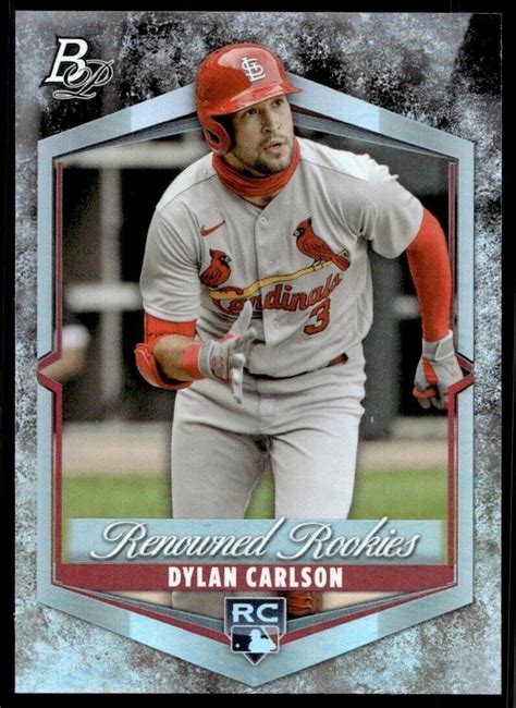 Bowman Platinum Renowned Rookies Dylan Carlson Rookie St Louis