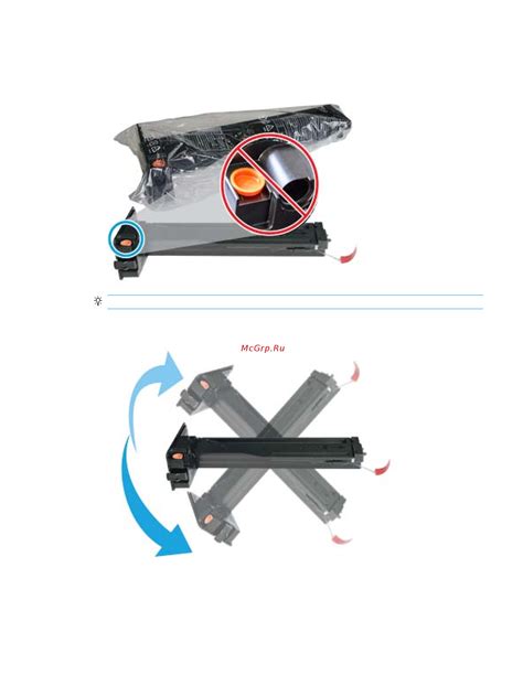 HP LaserJet MFP M442dn (8AF71A) [99/160] Установка тонер картриджа
