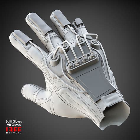 3D model 13 VR CLOVES SCI FI GLOVES MODELS VOL 21 VR / AR / low-poly