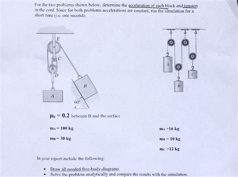 Solved For the two problems shown below, determine the | Chegg.com