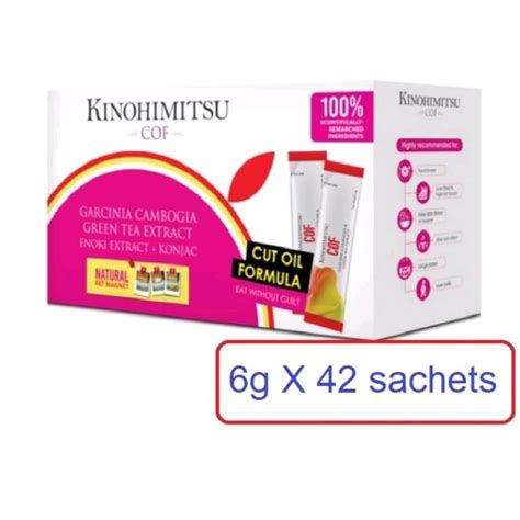 🔥kinohimitsu Cof 6g42s 🎁ready Stock Shopee Malaysia