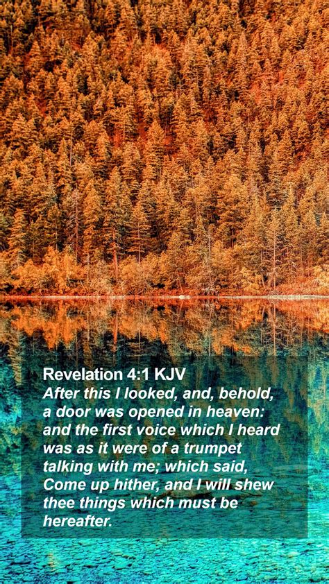 Revelation 4 1 KJV Mobile Phone Wallpaper After This I Looked And