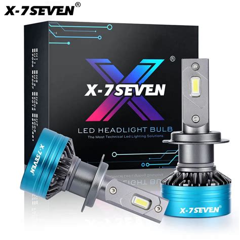 X 7seven X Apollo Series 120w 12000lm 6500k Led Headlight Bulbs Canbus