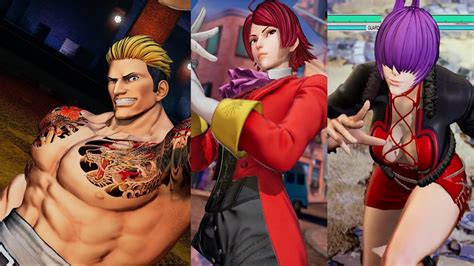 Kof Lady Ryona War Ash Haohmaru Rugal Clark Robert Hot Yamazaki Vs Scarlet Elisabeth O