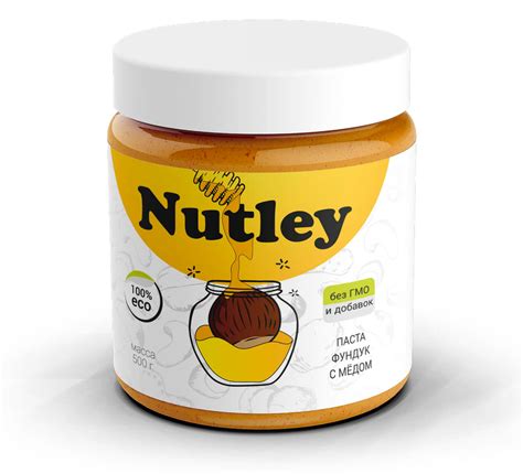 Фундуковая паста с медом, 500 гр - Nutley - ореховая паста оптом и в ...
