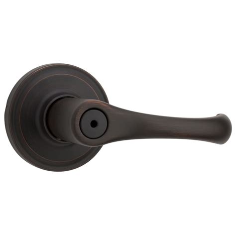 Weiser Aspen Venetian Bronze Bed Bath Privacy Interior Door Handle The Home Depot Canada