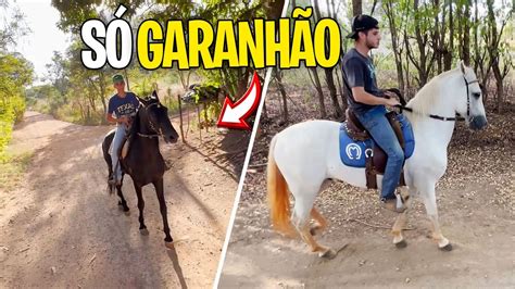 APOSTEI Uma CORRIDA Contra O VOLVERINE No Meio Da CAVALGADA YouTube