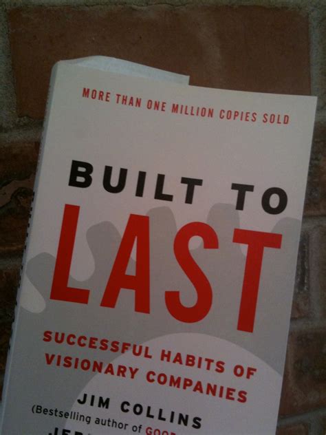 Book Review Built To Last By Jim Collins And Jerry I Porras Twoznek