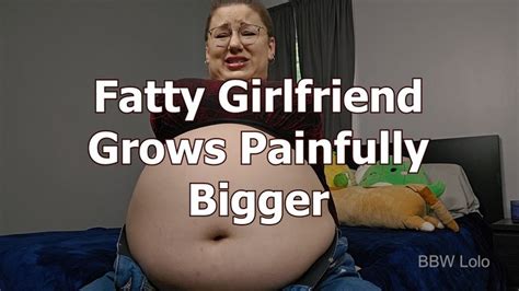 BBW Lolo Fatty Girlfriend Grows Painfully Bigger Air Inflation Stuffer Lover Clips Sale