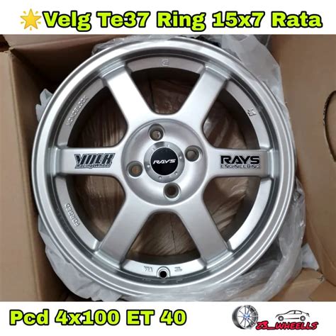 Velg Mobil Racing Ring Lebar Rata Pcd X Et Lazada Indonesia