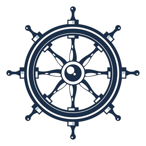 Nautical Rudder Icon 2494866 Vector Art At Vecteezy