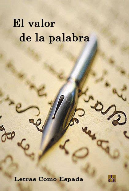 Letras Como Espada Librería El valor de la palabra