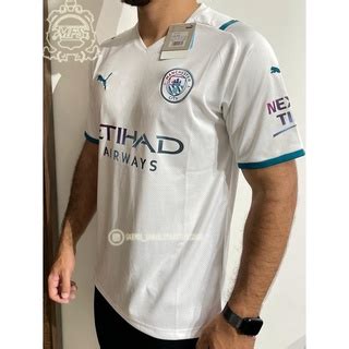 Camisa Do Manchester City Ii Branca Puma Shopee Brasil