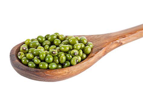 Ai Generated Fresh Green Soybeans Edamame On Wooden Spoon Png