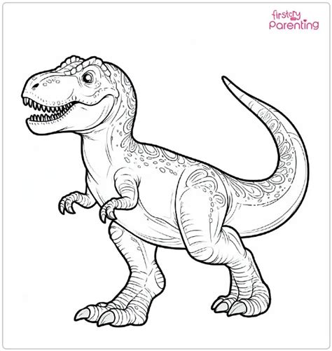 25 Dinosaur Coloring Pages – Free Printable, Sheets and Images for Kids ...