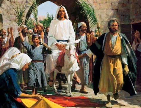 O Que Aconteceu No Domingo De Ramos - Ramos que florescem a fé: A jornada do Domingo de Ramos - Catequese de ...