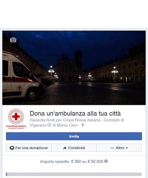 Dona Un Ambulanza Alla Tua Citt La Generosit Passa Dal Social