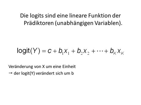Logistische Regression - ppt herunterladen
