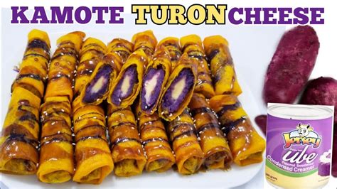 Kamote Turon With Cheese Glen J Youtube