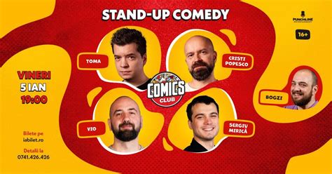 Kiss FM Stand up Comedy cu Toma Popesco Mirică Vio și Bogzi