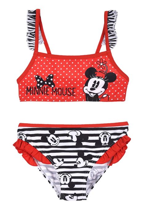 Minnie Mouse Bikini For Girls Two Piece Swimsuit Swimsuits Swimwear