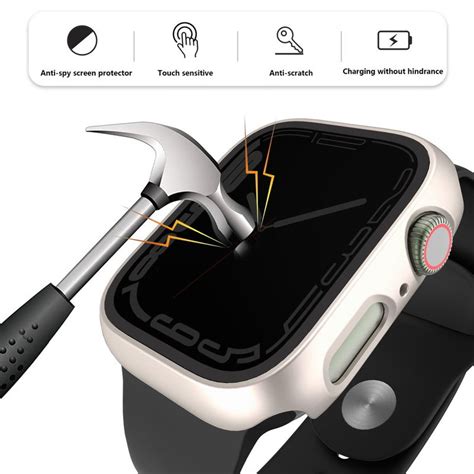 → Cover med Panserglas / Privacy Glas til Apple Watch Ultra / Ultra 2 ...