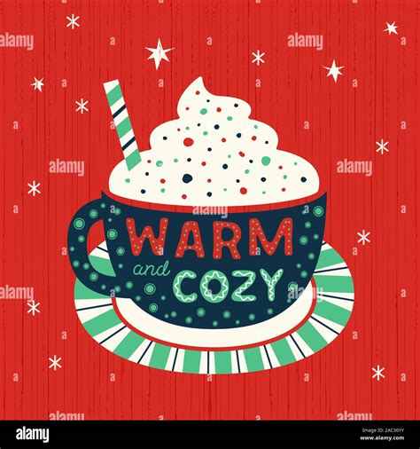Hot Cocoa Mug Whipped Cream Flat Vector Icon Stock Vector Image Art Alamy