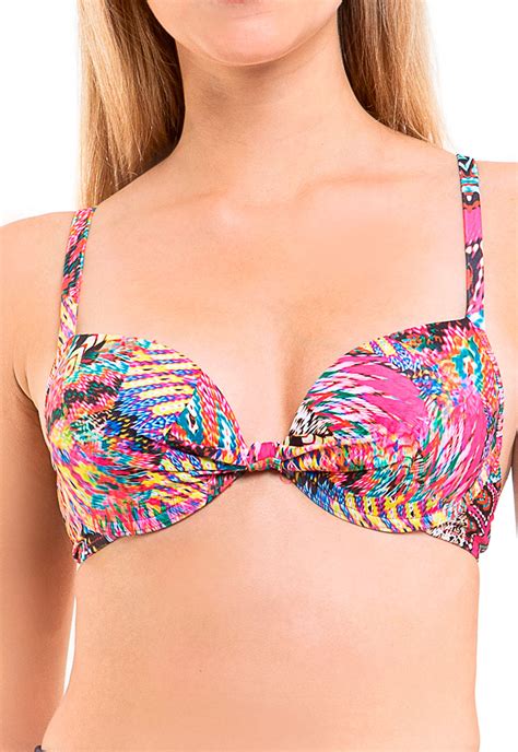 Ripley Bikini Mujer Samia B Sico Estampado Fucsia