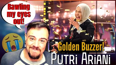 Bawling My Eyes Out Golden Buzzer Putri Ariani Receives The Golden