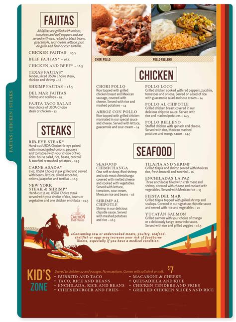 Checkout Our Menu El Ranchero Restaurant