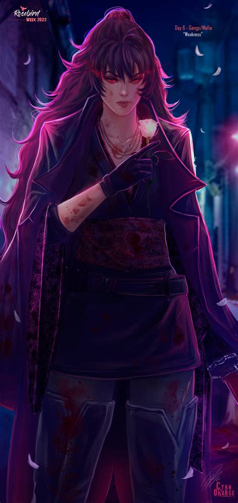 Rosebird Day 6 - Gangs/Mafia - "Weakness" - CyanOrange : r/RWBY