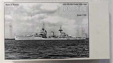 70282 Uss Dd 356 Porter 1936 1940