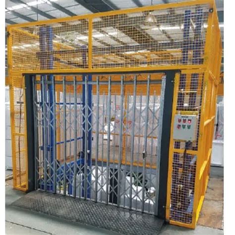 Double Mast Mild Steel Hydraulic Industrial Goods Lift At Best Price In