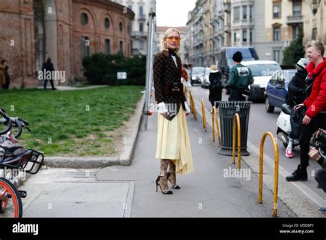 Blogger Viktoria Rader Attending The Alberta Ferretti Show During Milan