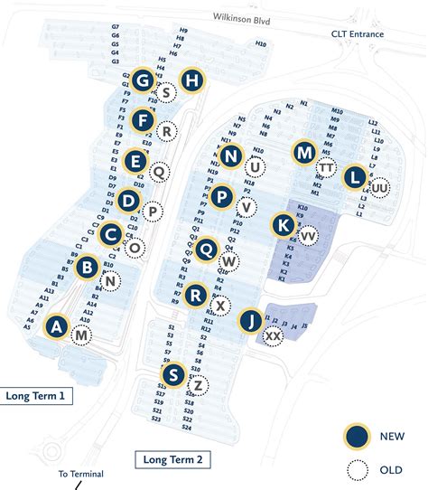 Long term parking at CLT airport - Lot 1 | 2 Charlotte Douglas ...