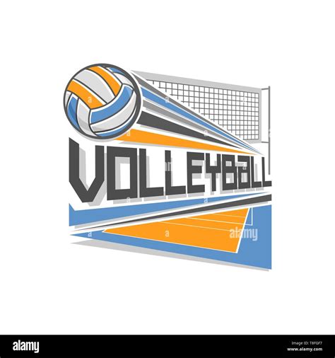 Vector Logo For Volleyball Stock Vector Image And Art Alamy