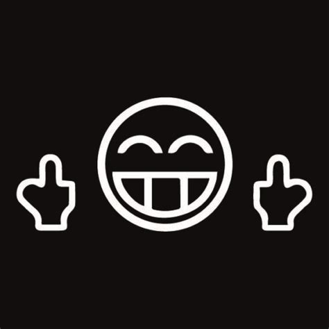 Fuck You Smiley Cm Farbauswahl Tuning Aufkleber Fun Sticker Auto JDM
