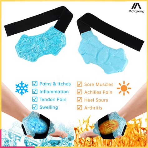 Ankle Ice Heat Pack Reusable Hot Cold Compress Knee Elbow Wrist Foot Ice Wrap Sports Cold Pack