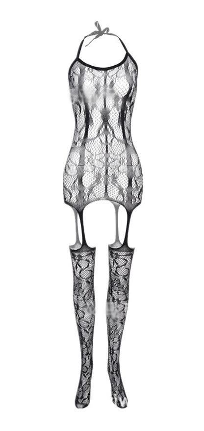 Macacão Arrastão Sensual Sexy Lingerie Feminina Parcelamento sem juros