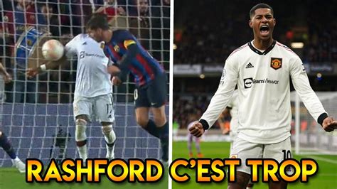 Un match fou entre le Barça et Manchester United Rashford en forme Un